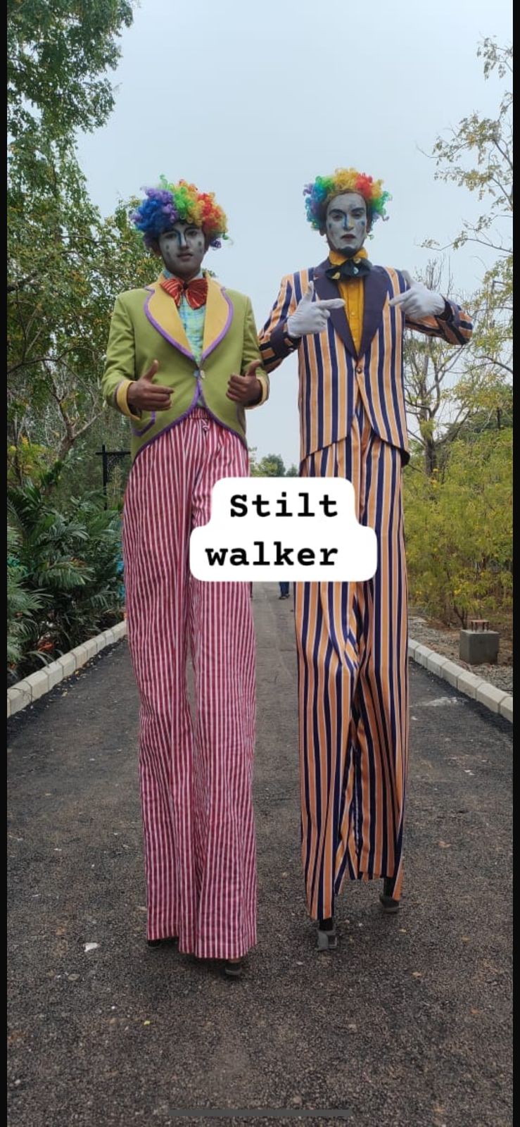 Stilt Walker in 